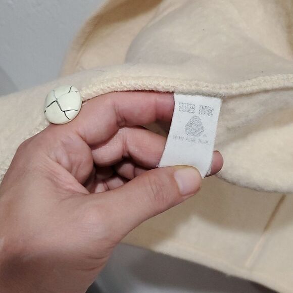 Vintage Geiger Australia Wool Sweater Jacket in Cream Size 44 or L - Picture 7 of 14
